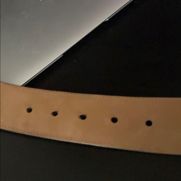 Designer Belt Prada Silver 32 Authentic Men’s Belt - Picture 5 of 6